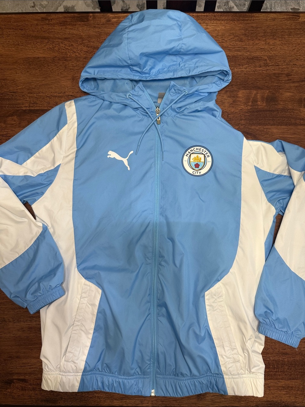 Puma Manchester City soccer anthem jacket